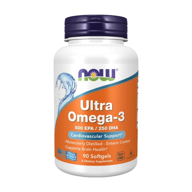 Omega 3 Ultra NOW, 1000 mg (90 Weichkapseln)