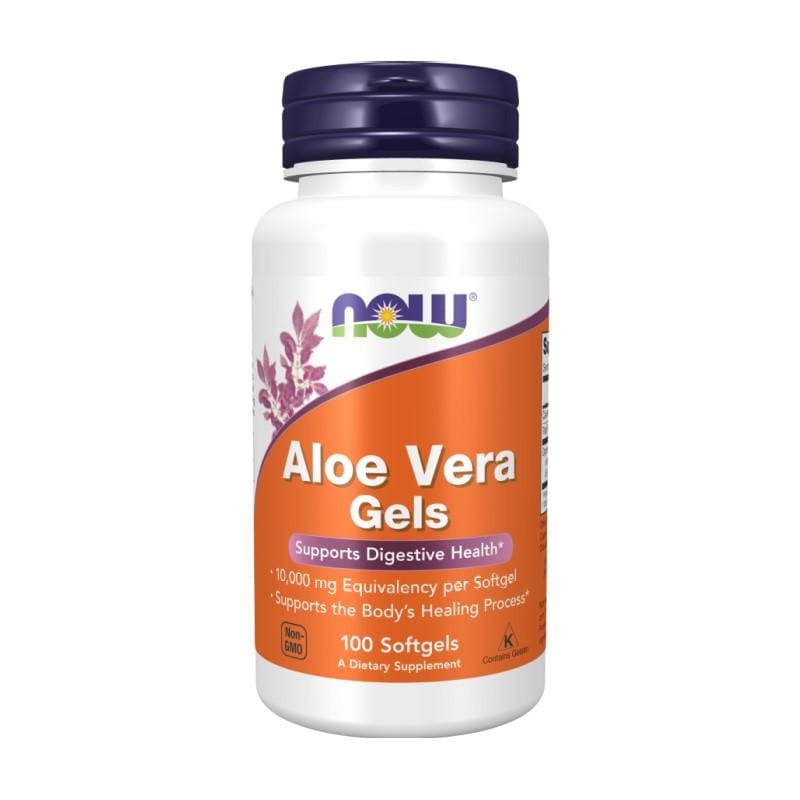 Aloe vera NOW, 10.000 mg (100 Weichkapseln)