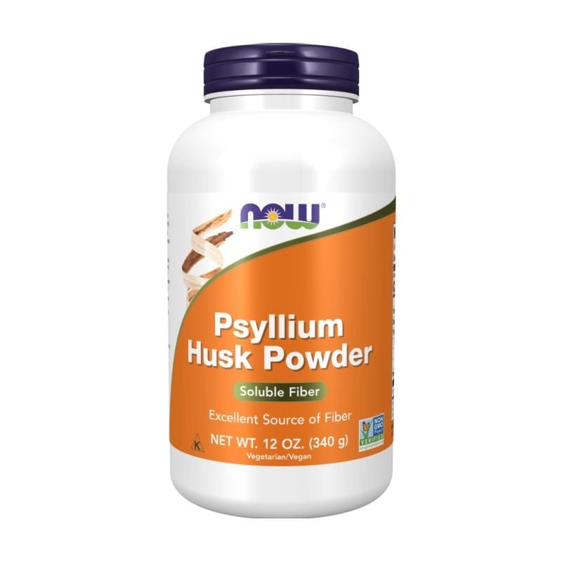 Indischer Flohsamen – Psyllium in Pulverform NOW (340 g)