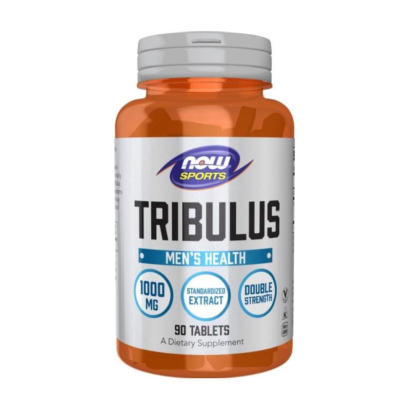 Tribulus - Gewöhnlicher Erd-Burzeldorn NOW, 1000 mg (90 Tabletten)