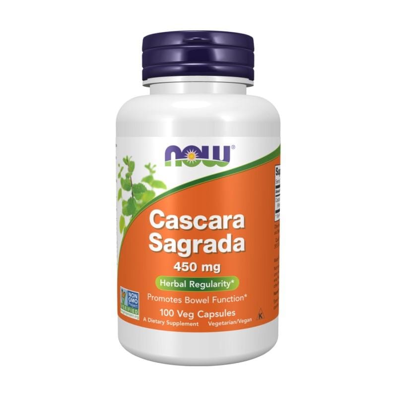 Cascara Sagrada NOW, 450 mg (100 Kapseln)