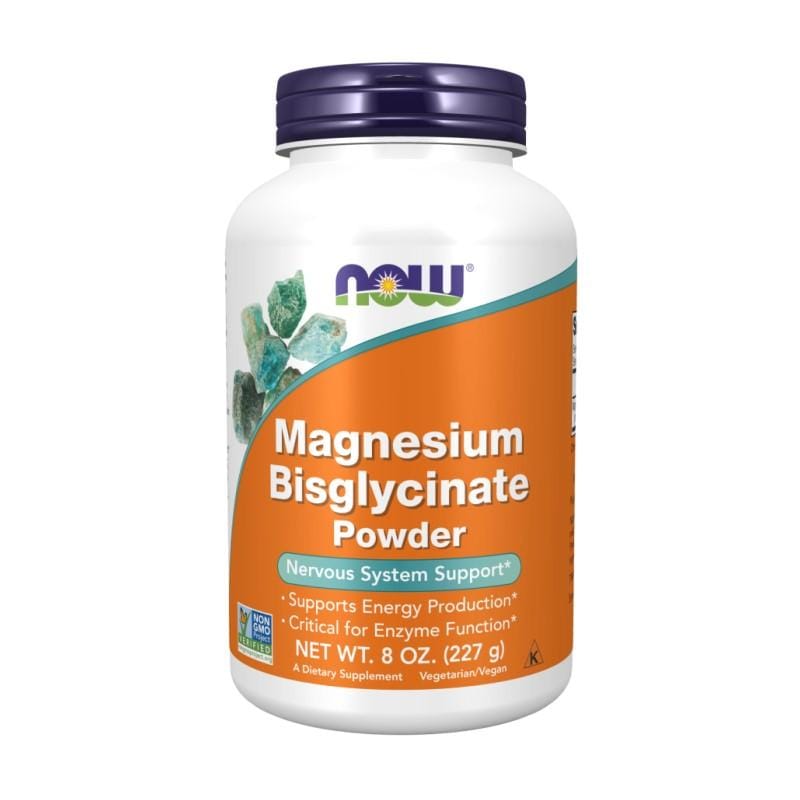 Magnesiumbisglycinat Pulver NOW (227 g)