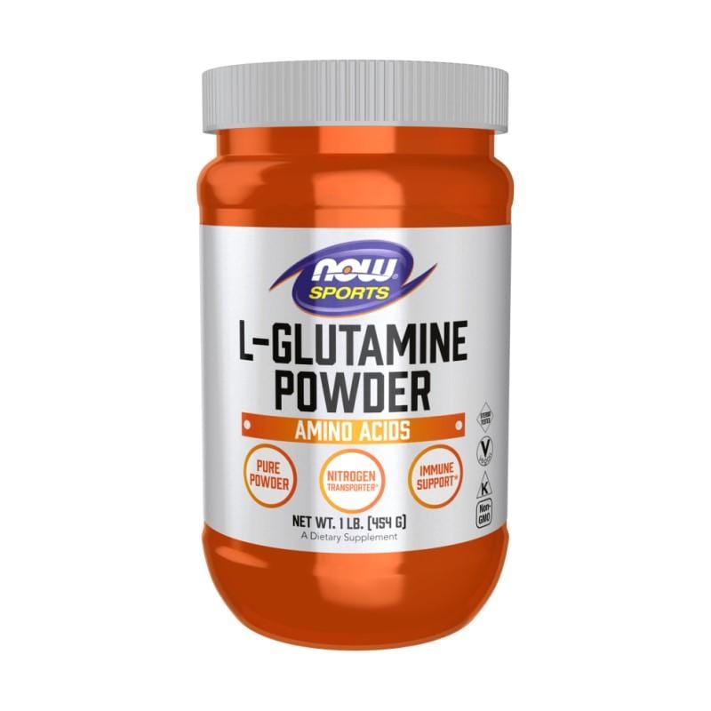 L-Glutamin Pulver NOW (454 g)