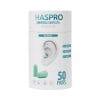 Schaumstoff-Ohrstöpsel Tube50 – Mintfarbe, Haspro (100 Stück)