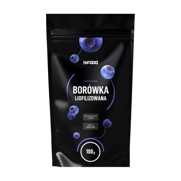 Heidelbeerpulver – gefriergetrocknet HiFOOD (100 g)