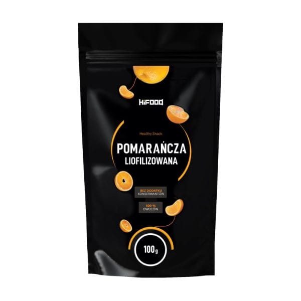 Orangenpulver – gefriergetrocknet HiFOOD (100 g)