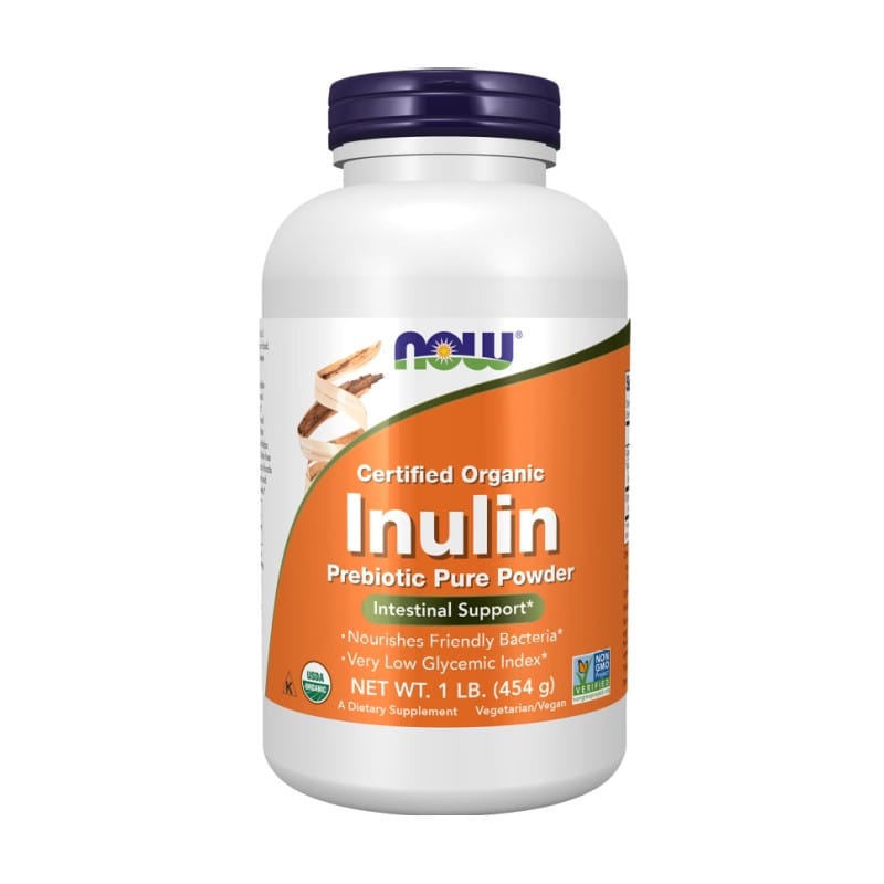 Inulin Bio Pulver NOW (454 g)