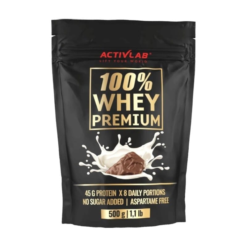 100% Whey Premium Protein mit Milchschokoladengeschmack Activlab (500 g)