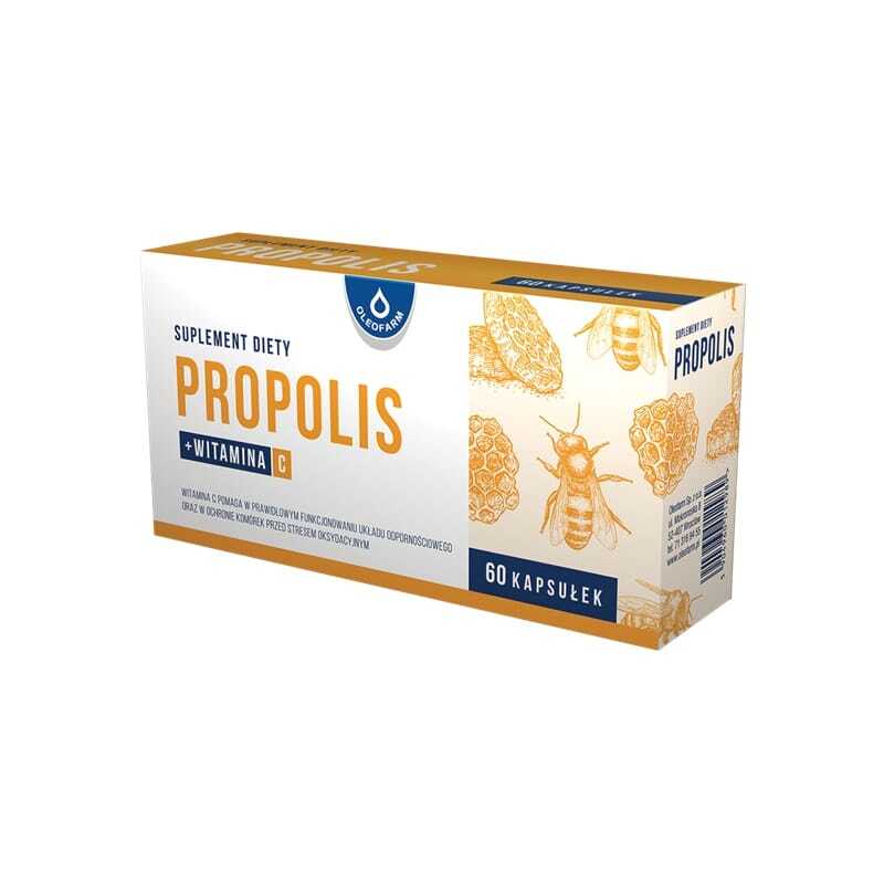 Propolis mit Vitamin C Oleofarm (60 Kapseln)