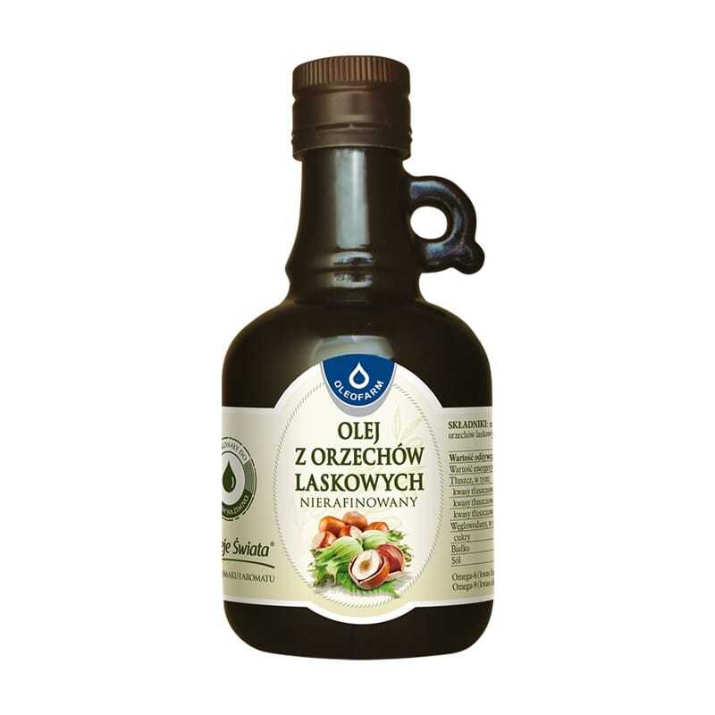 Haselnussöl, unraffiniertes Oleofarm (250 ml)