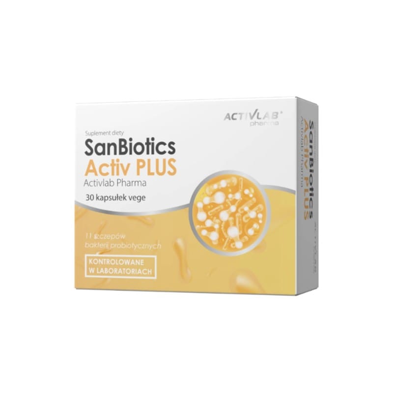 Probiotika SanBiotics Activ PLUS Activlab Pharma (30 Kapseln)