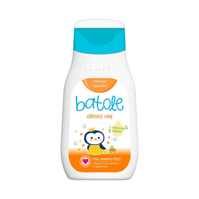 Öl für Kinder mit Vitamin E und Olivenöl Alpa (200 ml)