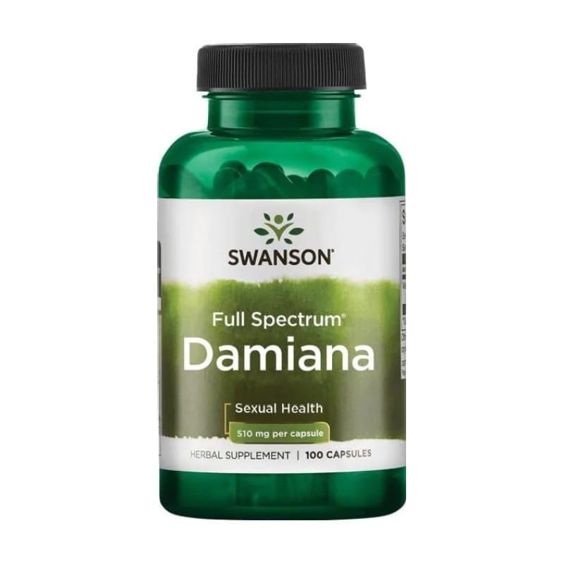 Full Spectrum Damiana Swanson, 510 mg (100 Kapseln)