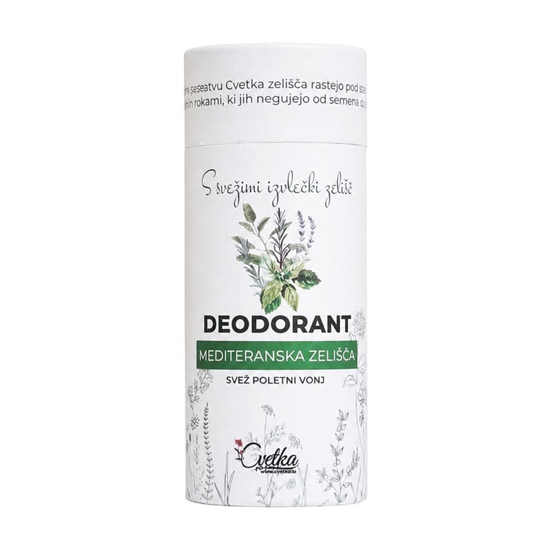 Bio-Kräuterdeodorant Mediterrane Kräuter Cvetka (50 ml)
