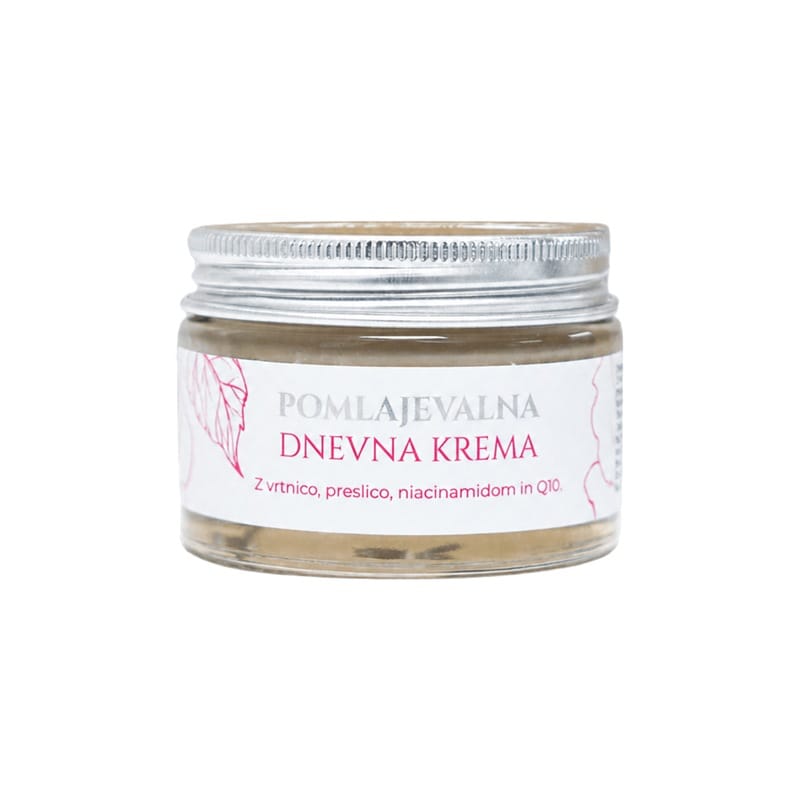 Verjüngende Tagescreme für das Gesicht mit Rose Cvetka (50 ml)