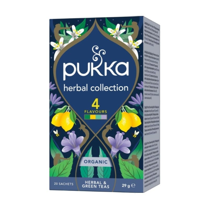Kollektion aus 4 Pukka Kräutertees (20 Beutel)