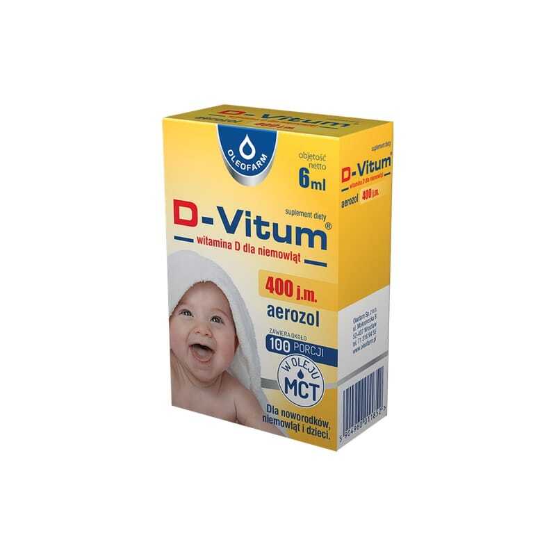 Vitamin D3 als Spray für Säuglinge Oleofarm (6 ml)