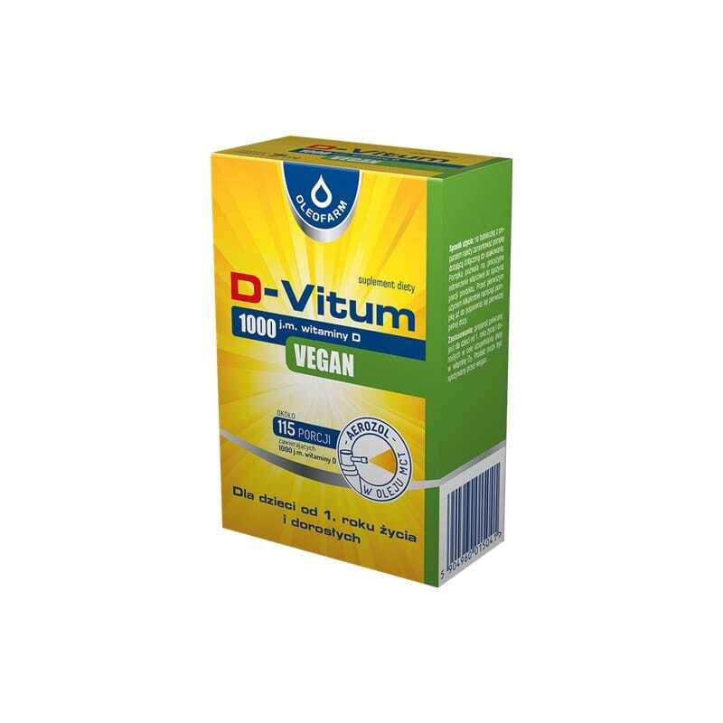 Veganes Vitamin-D3-Spray 1000 IE Oleofarm (7 ml)