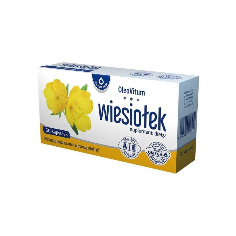 Nachtkerzenöl mit Vitamin A und E Oleofarm (60 Kapseln)