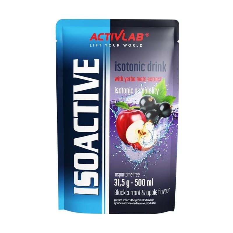 Isoactive Isotonisches Getränk in Pulverform Activlab, Schwarze Johannisbeere mit Apfel (31,5 g)