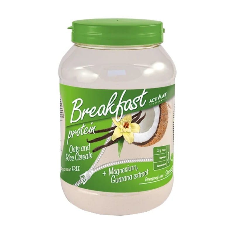 Proteinfrühstück in Pulverform – Protein Breakfast Activlab, Kokos-Vanille-Geschmack (1000 g)