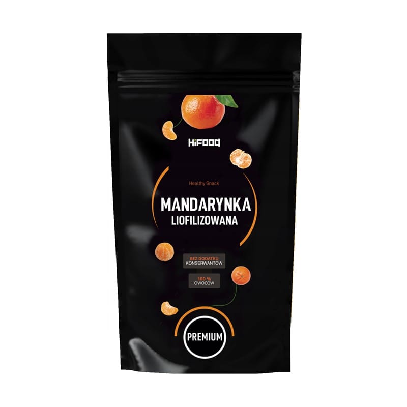 Mandarinenstücke – gefriergetrocknet HiFOOD (100 g)