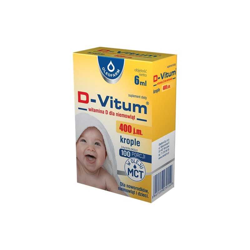 Vitamin D3 für Säuglinge in Tropfen Oleofarm (6 ml)