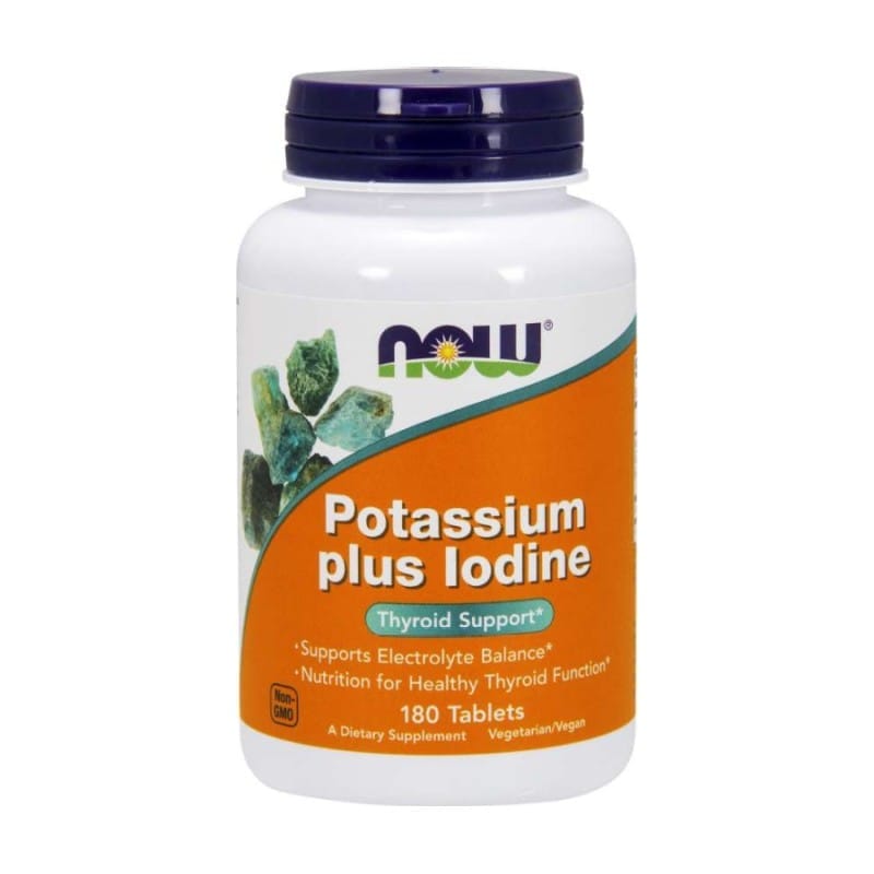Kalium plus Jod NOW (180 Tabletten)