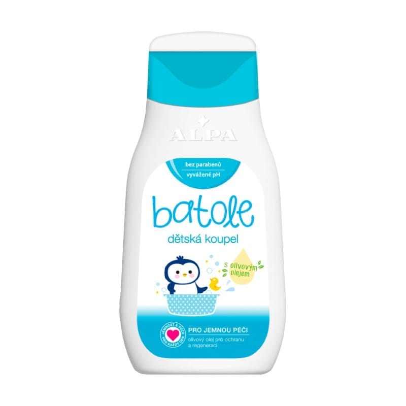 Babybad mit Olivenöl BATOLE Alpa (200 ml)