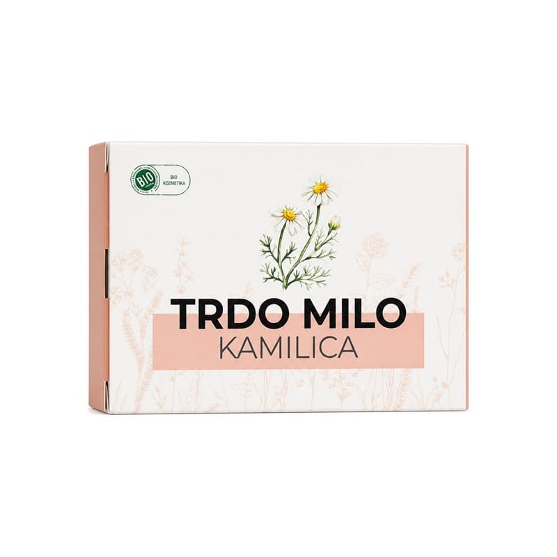 Bio-Feste Seife mit Kamille und Ziegenmilch Cvetka (100 g)