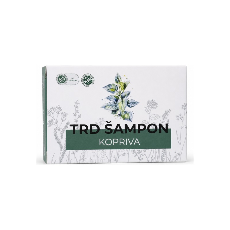 Bio festes Shampoo mit Brennnessel Cvetka (100 g)