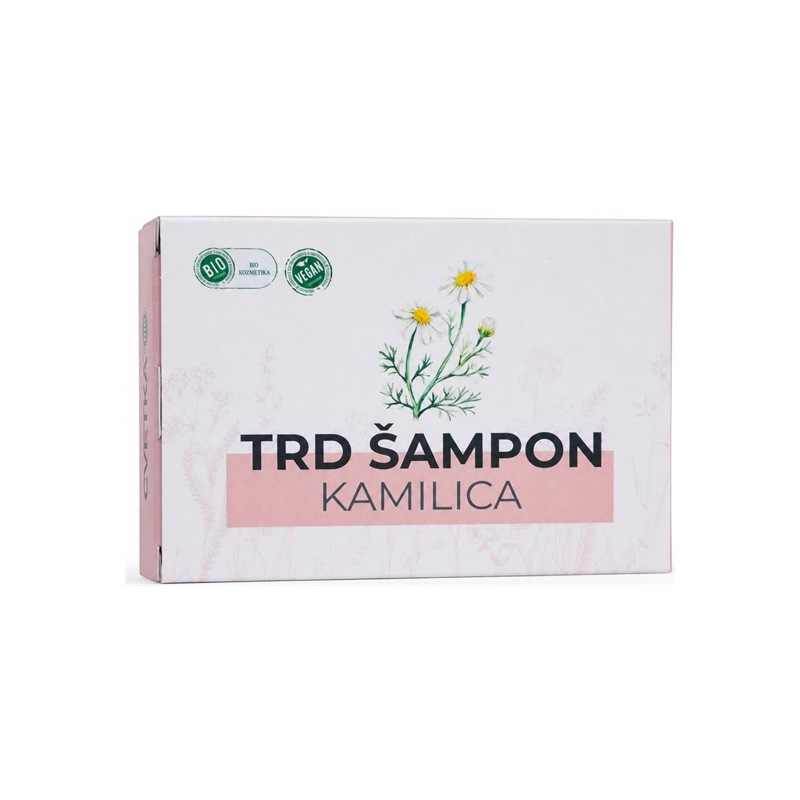 Bio-Festshampoo mit Kamille Cvetka (100 g)