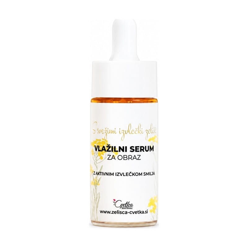 Feuchtigkeitsserum für das Gesicht Cvetka (15 ml)