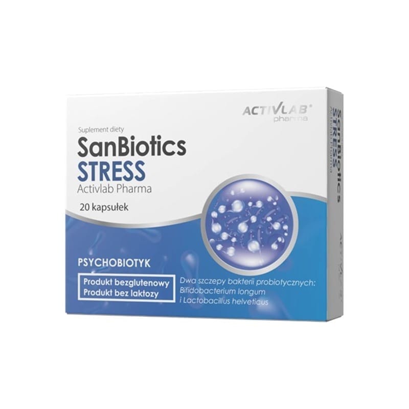 Psychobiotikum SanBiotics Stress Activlab Pharma (20 Kapseln)