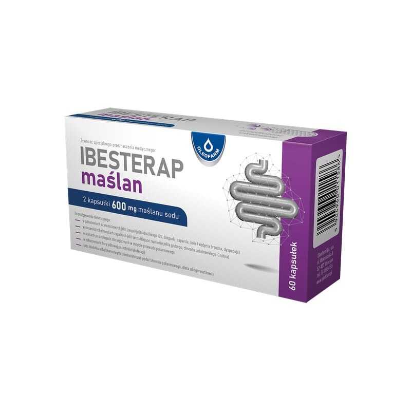 Natriumbutyrat Ibesterap Oleofarm, 300 mg (60 Kapseln)