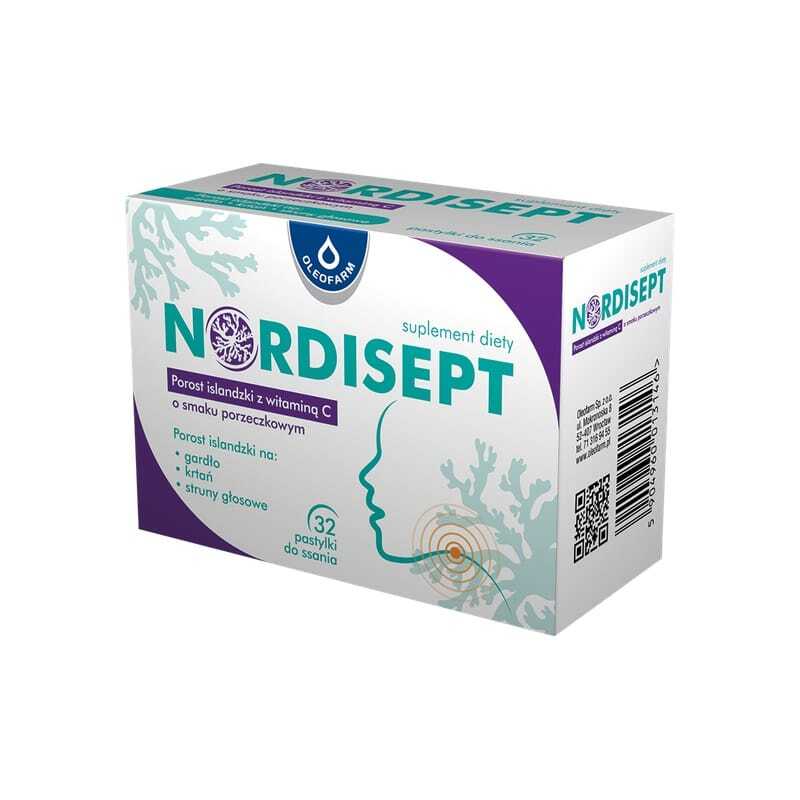 Nordisept Oleofarm Lutschtabletten für den Hals (32 Lutschtabletten)