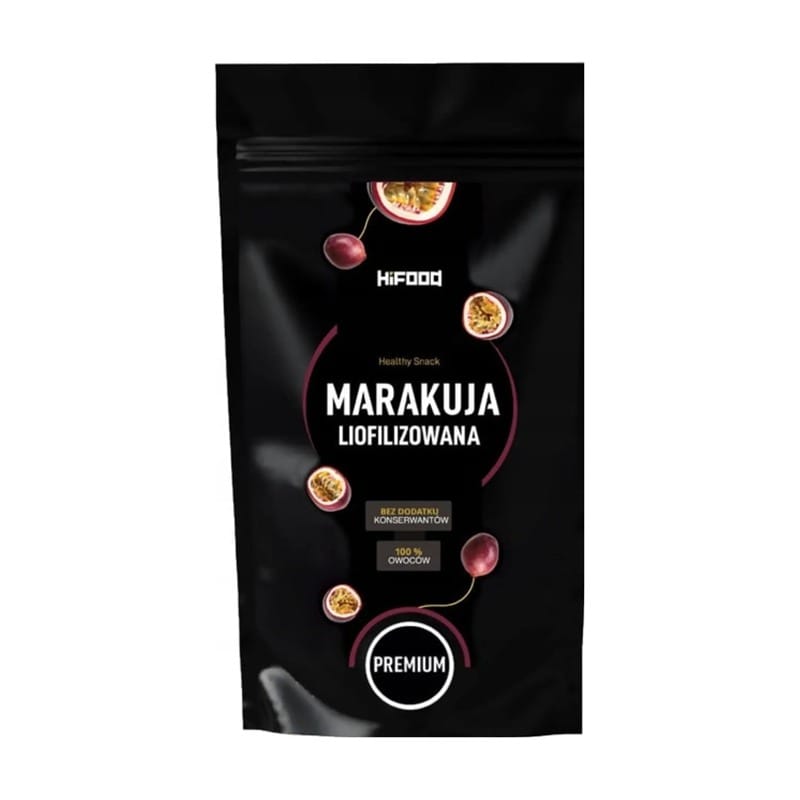 Maracuja in Stückchen – gefriergetrocknet HiFOOD (100 g)