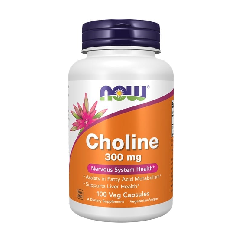 Cholin NOW, 300 mg (100 Kapseln)