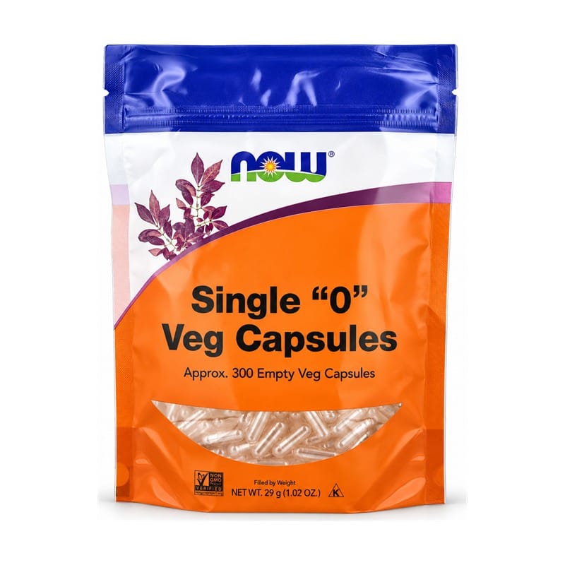 Leere vegane Kapseln Größe 0 NOW (300 Kapseln)