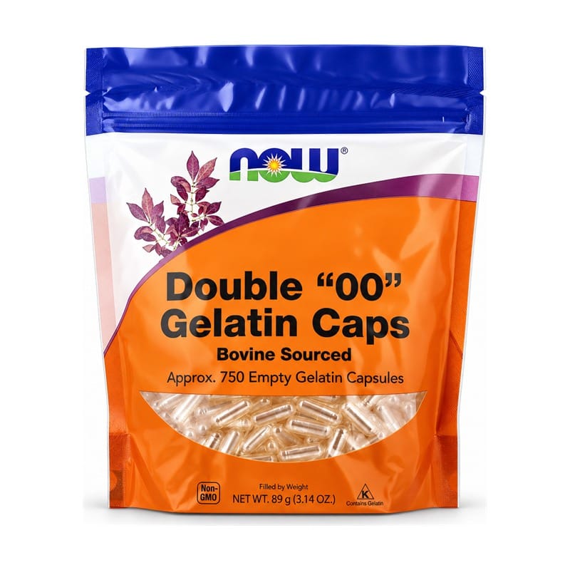Leere Gelatinekapseln Größe 00 NOW (750 Kapseln)