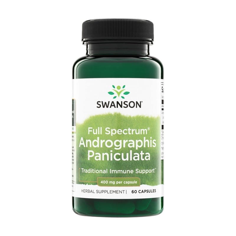 Andrographis paniculata Swanson, 400 mg (60 Kapseln)