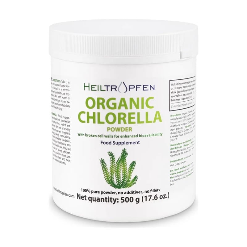 Bio-Chlorella in Pulverform Heiltropfen (500 g)