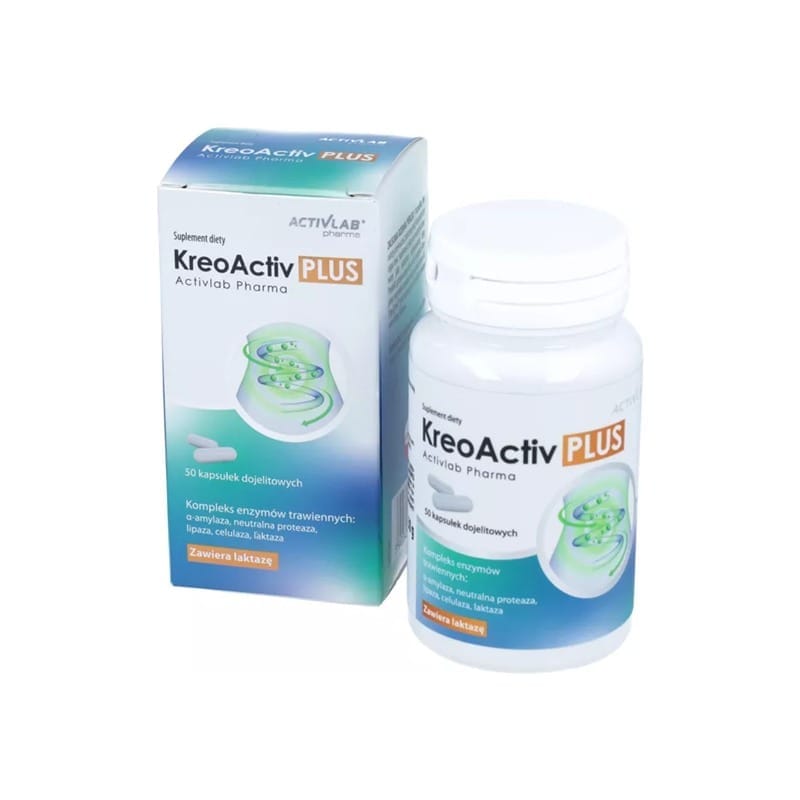 Verdauungsenzyme – KreoActiv Plus Activlab Pharma (50 Kapseln)
